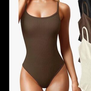 Brown Tanktop Bodysuit
